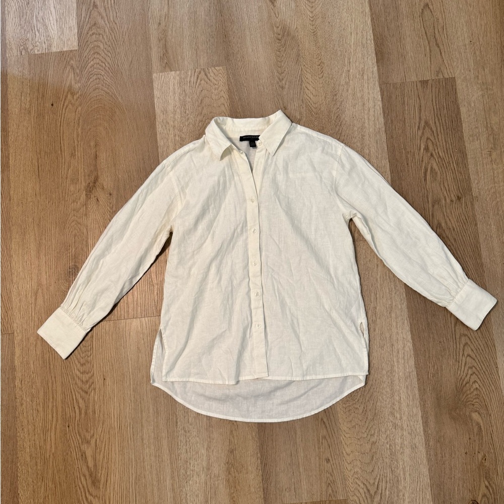 Banana Republic linen Blend Blouse
